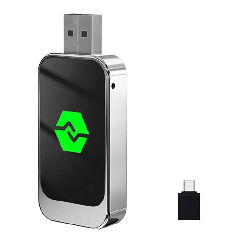 

AA87 USB-адаптер 2-в-1 для беспроводного CarPlay и Android Auto, беспроводной автомобильный адаптер, преобразующий проводной Android Auto в беспроводной