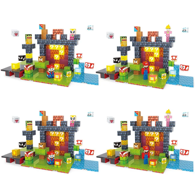 Children Building Toys 111pcs Magnetic Blocks Set Build Mine Magnet World Model for Boy Girls STEM Montessori Sensory Cubes Gift