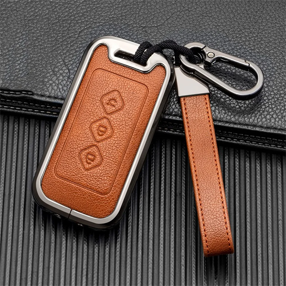 Car key case cover keychain For Baojun 510 730 360 560 RS-5 530 630 for Wuling Hongguang S Car-Styling Accessories Keychain