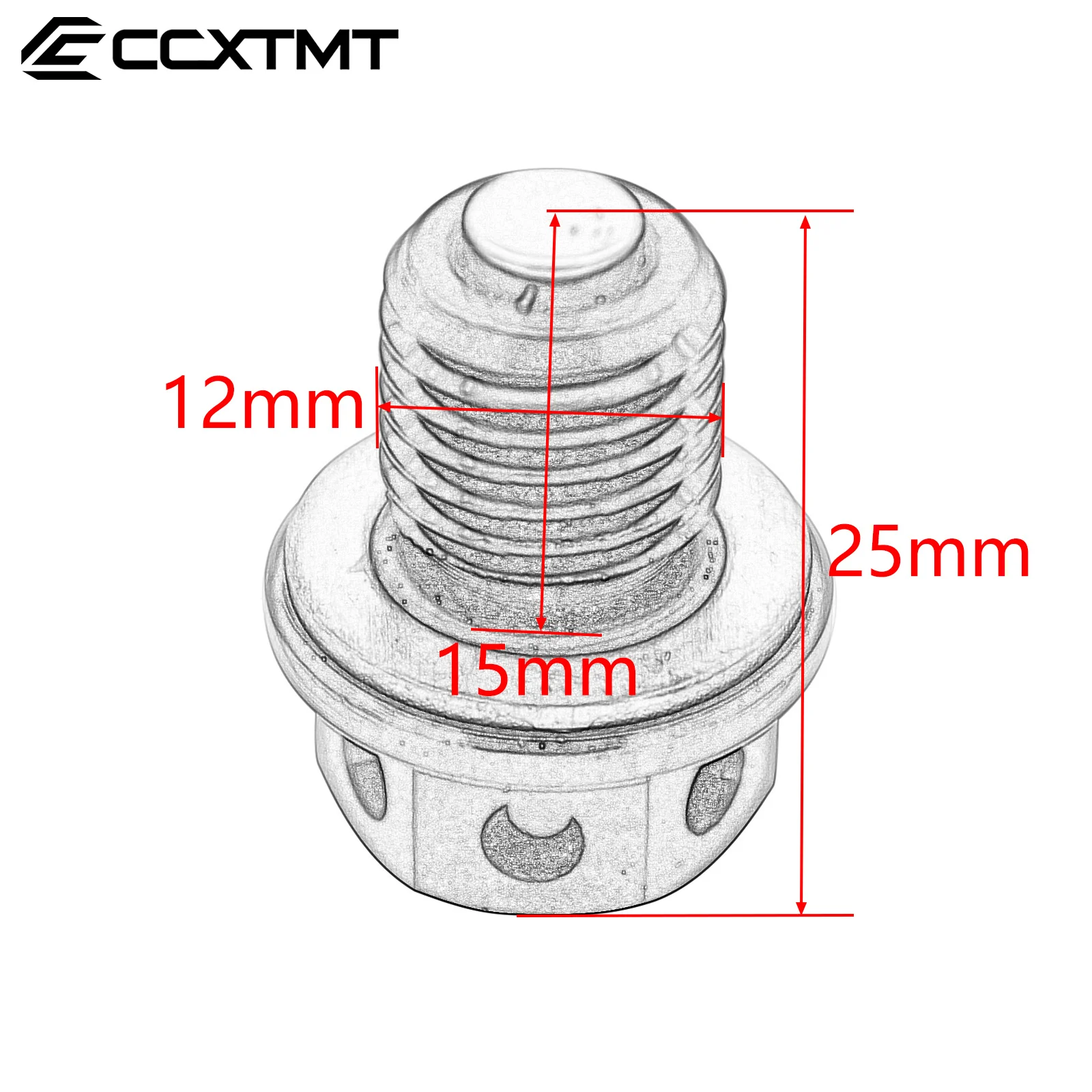 Motorcycle Oil Drain Plug Bolt Screw For Kawasaki  Balius Ninja 250R 250SL 400R 600R 650R 750R Z250 Z250R Z750 ZR750S Motocross