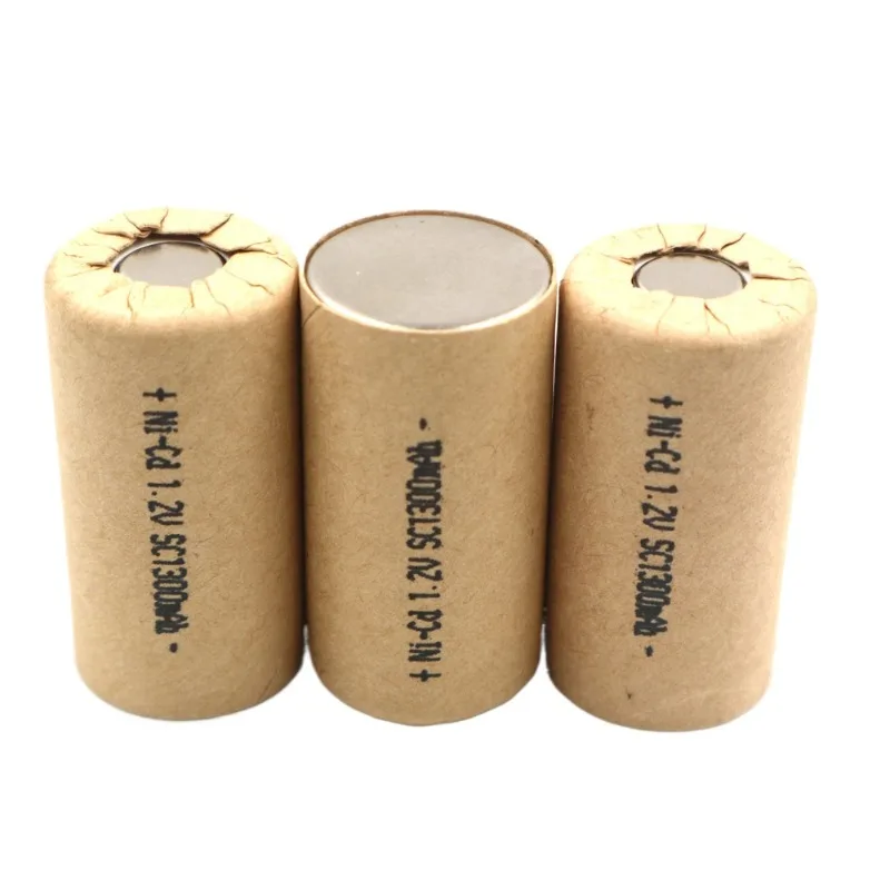 Wholesale New SC1500mAh 1.2V NI-CD Rechargeable Batteries for Drill Vacuum Cleaner Sweeper AA power Battery High-Quality