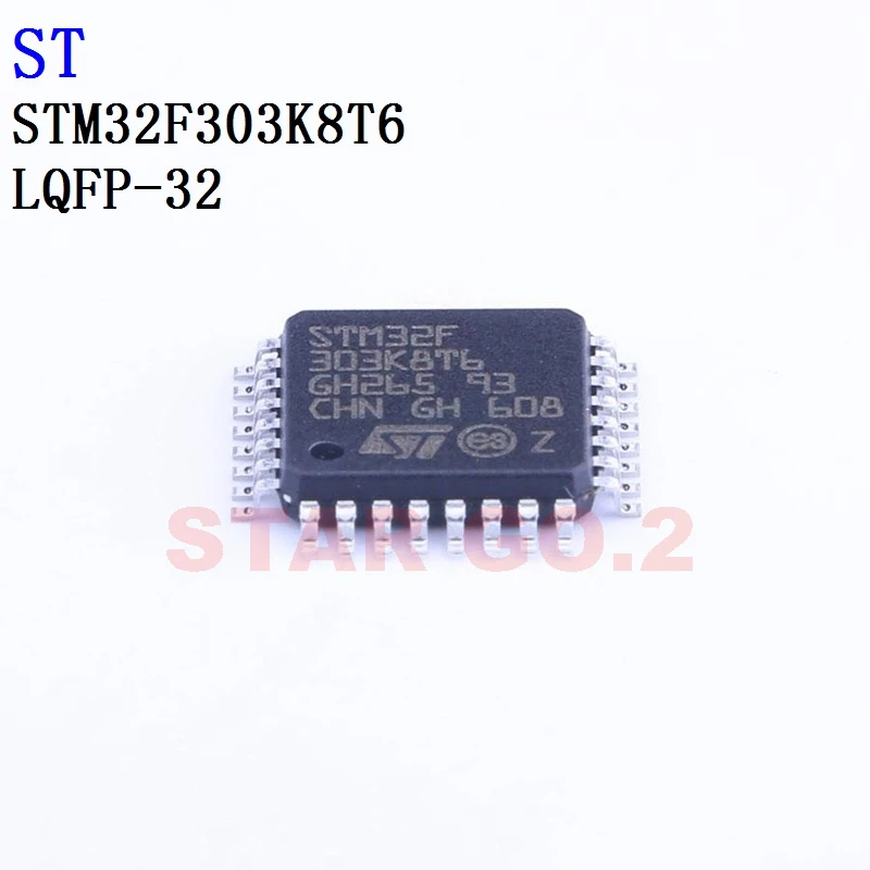 

5PCSx STM32F303K8T6 LQFP-32 ST Microcontroller