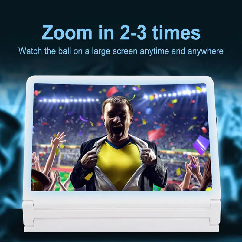 Cell Phone Screen Magnifier 3D Movies Phone Projector Gadgets HD Mobile Video Movie Smartphone Screen Amplifier Projector For