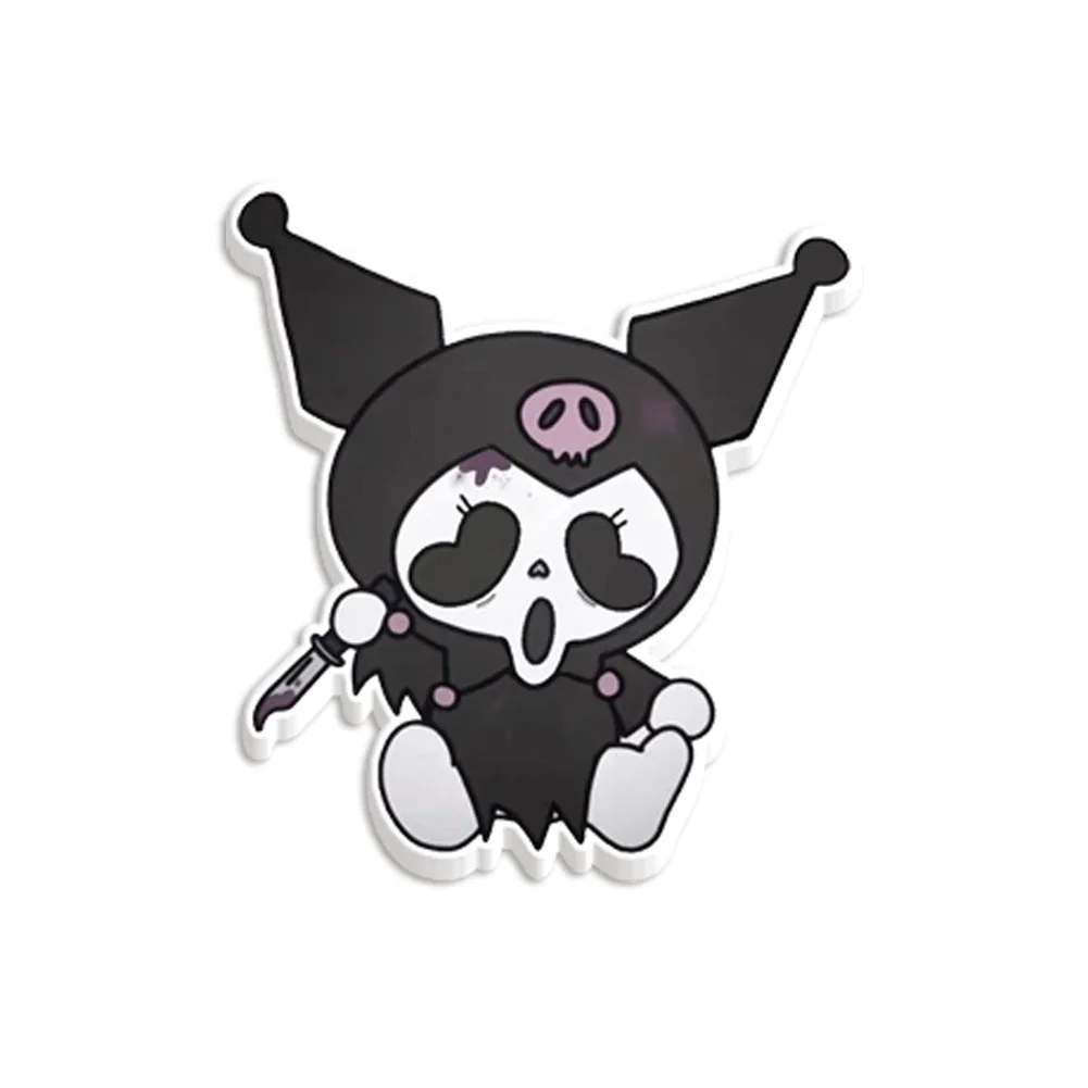 Mini Sanrio Kawaii Kuromi Flatback Planar Cute Resins Charm Set For DIY Handmade Material 10 Pcs/lot