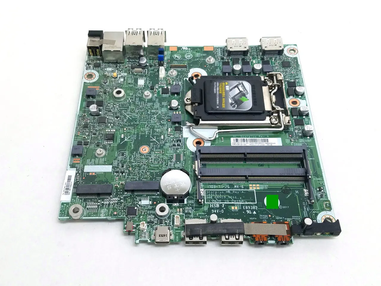 

For HP ProDesk 600 G3 DM Mini Motherboard 912857-001 912857-601 906309-002 16515-1 348.06N35.0011 LGA1151 Motherboard 100%Tested