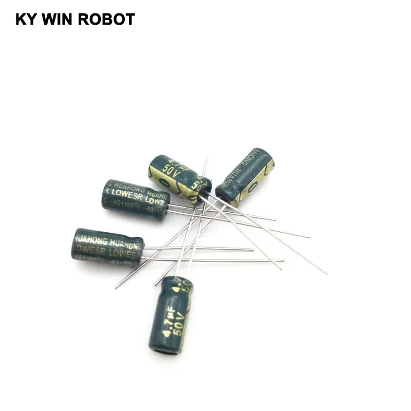

50pcs/lot 4.7UF 50V 105C 5X11mm Aluminum Electrolytic Capacitor 50V4.7UF radial lead 50pcs