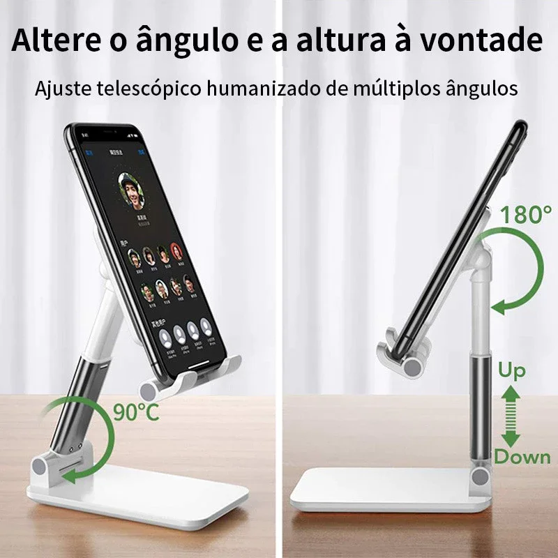 حامل هاتف محمول قابل للتعديل، حامل لوحي يدعم قابل للطي للمحمول المريح