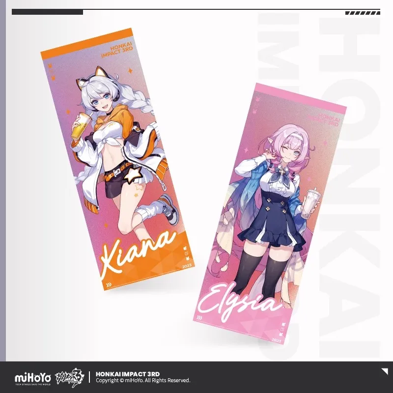 

Official miHoYo Honkai Impact 3rd Beautiful Encounter Series Laser Ticket Collection Card Genuine Anime Game Accessories