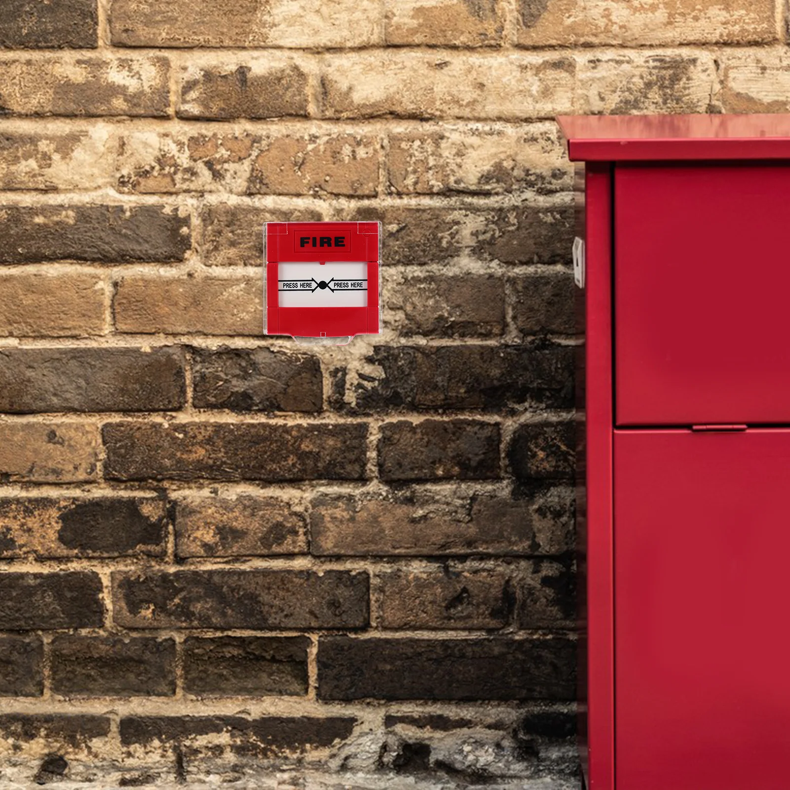 Botão de chamada de emergência de reinicialização manual, botão de alarme, resposta rápida, fácil instalação, detritos, resistente à água, segurança montada na parede