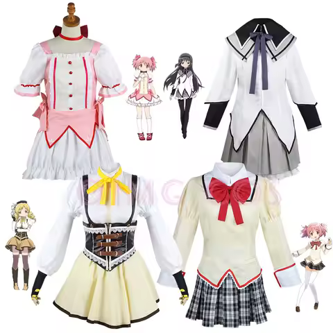 Kaname Madoka Akemi Homura Cosplay Costume Puella Magi Madoka Magica Adult Carnival Uniform Anime Halloween Costumes Women Game