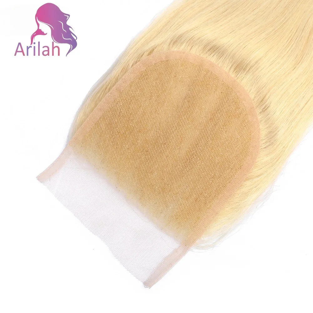 Человеческие волосы 613, светлые прямые 4x4, кружевная застежка, 10-22 дюйма, плотность 150%, полный конец, предварительно части, бразильские девственные волосы, предварительно выщипанные