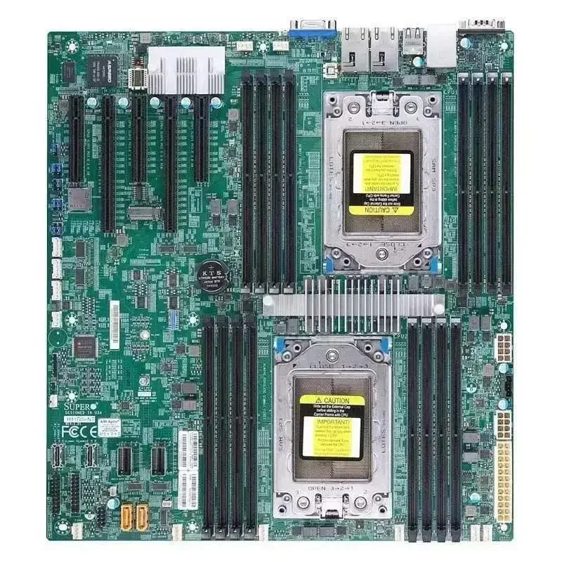 

Оригинальная новая материнская плата Supermicro H11DSI-NT с двумя каналами REV2.0 для серверов, совместимая с процессорами AMD EPYC 7642/7542.