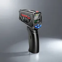 ANENG TH06 Infrared Temperature Gun VA Reverse Screen Thermometer 0.1~1.00 Adjustable Industrial Detector Sensor Instrument Tool