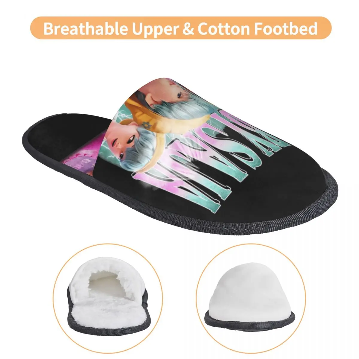 مخصص Kpop شيطان الصيادين Huntrix الفتيات لينة رغوة الذاكرة شبشب منزل النساء مريح دافئ المضادة للانزلاق النعال