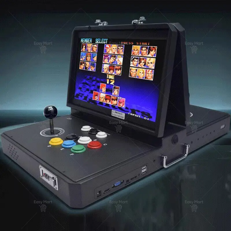 Home Arcade Game Machine Portable Folding Portable Double Screen Joystick All-in-one Machine Pandora Moonlight Box