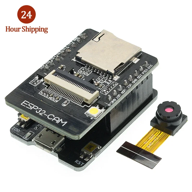 ESP32-CAM-MB Módulo WiFi, Serial para ESP32 CAM Development Board, 5V, Bluetooth com Câmera OV2640, DIY