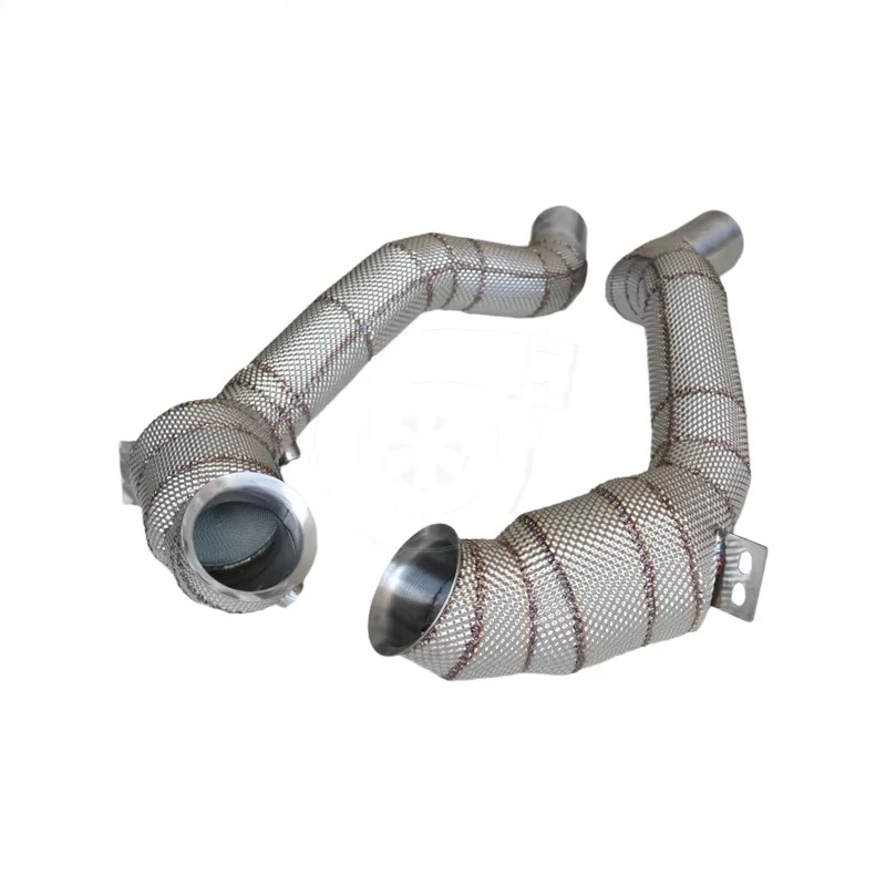 Exhaust Catted Downpipe for  G63 G500 G-class W464 2018+ with Heat Shield