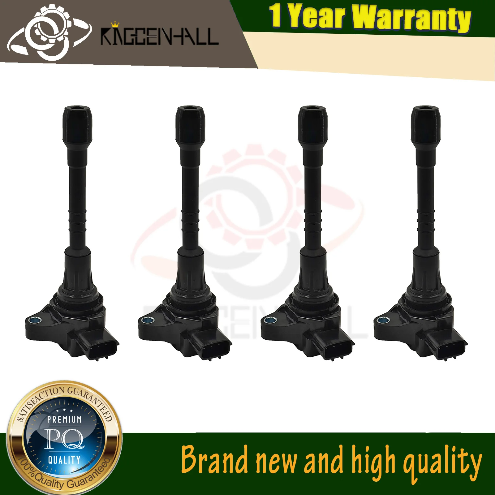 

22448-1LA0A IC753SB New 4Pcs Front & Rear Ignition Coils for INFINITI QX80 Armada QX56 PATROL VI 5.6L 22448-1LA0B ICA64286 UF650