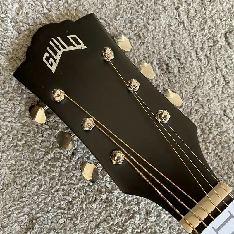 

i571 Genuine Guild Acoustic Guitar M240 41'Solid Top Spruce with Mahogany Folk Guitar