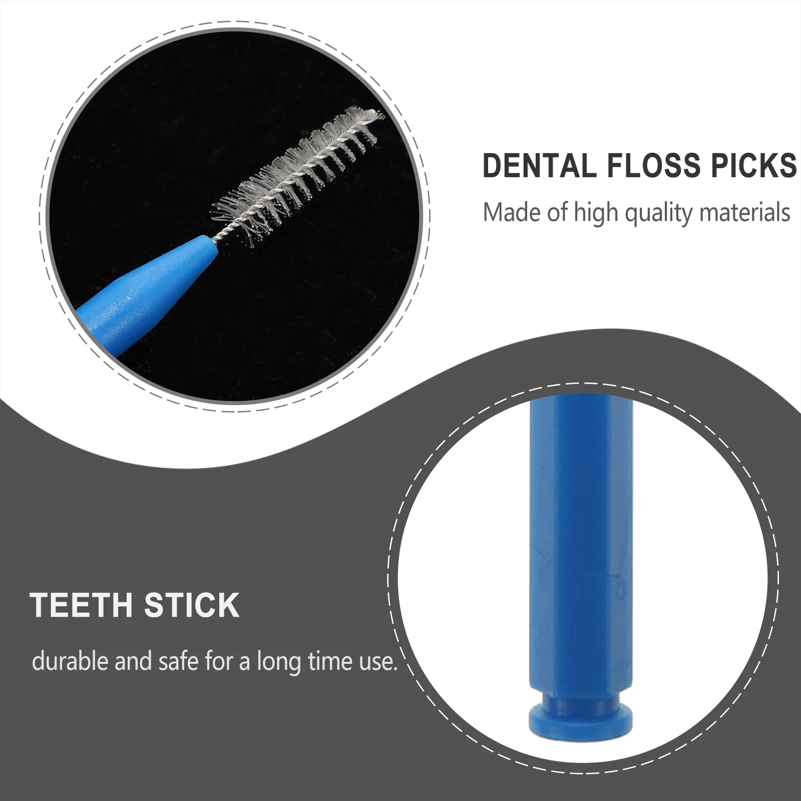 

60Pcs Professional Inter-Dental Teeth Cleaner Flossers Convenient Teeth Cleaning Tools Home Travel Office Use Oral Care Supplies