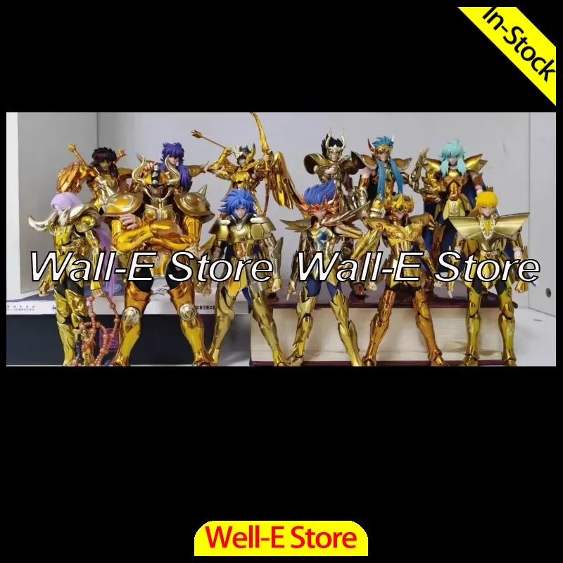 In Stock Metal Club/MC Saint Seiya Myth Cloth EX Aries Mu/Pisces/Taurus/Aquarius Camus Knights of The Zodiac Anime Action Figure