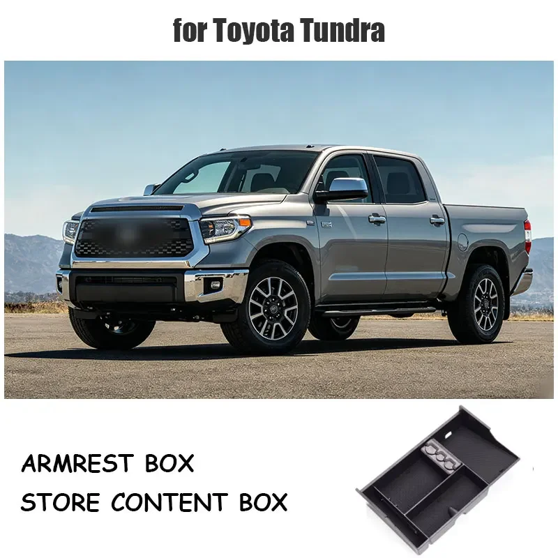 for Toyota Tundra armrest box storage box Sequoia SEQUOIA central modification storage box