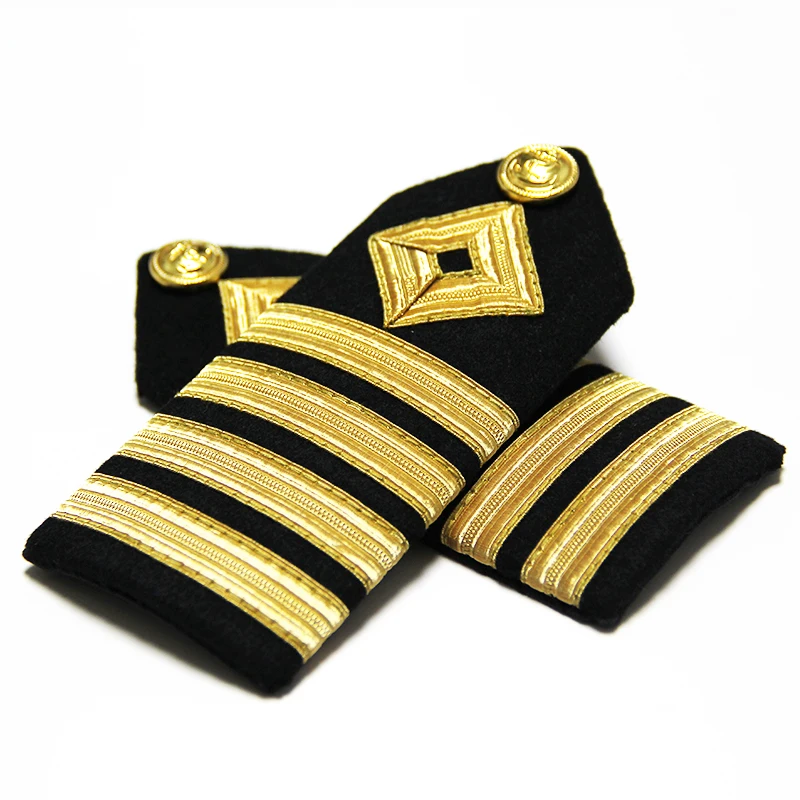 Сварская морская эполетка 1-4 бар, золотая эполета, слитки, коса, капитан вождя, офицерское плечо, доставка, эполеты