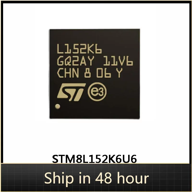 

100% New Original STM8L152K6U6 STM8L152 STM8L QFN32 STM icroelectronics MCU microcontroller IC chip in Stock