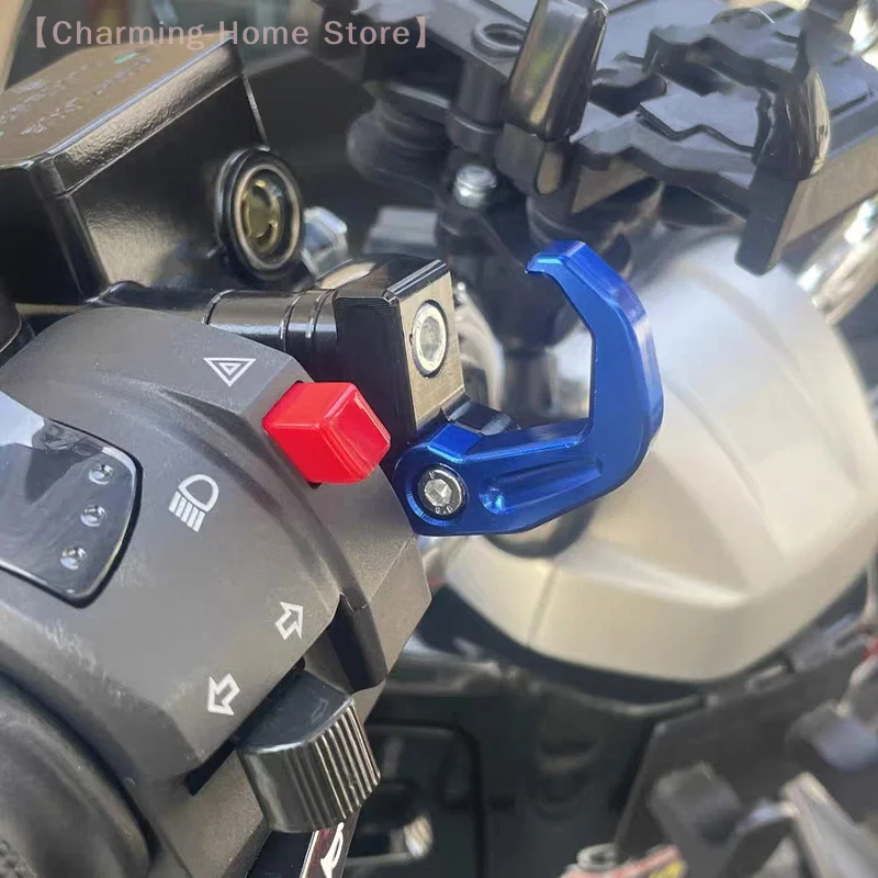 【M】Aluminum Alloy Foldable Hook For Handlebar Hook Helmet Holder Luggage Storage Motorcycle Modified Accessories