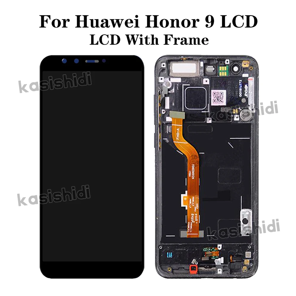 For Huawei Honor 9 STF-L09 STF-AL10 STF-AL00 STF-TL10LCD Display Touch Screen Assembly Replacement For Huawei Honor 9 With Frame