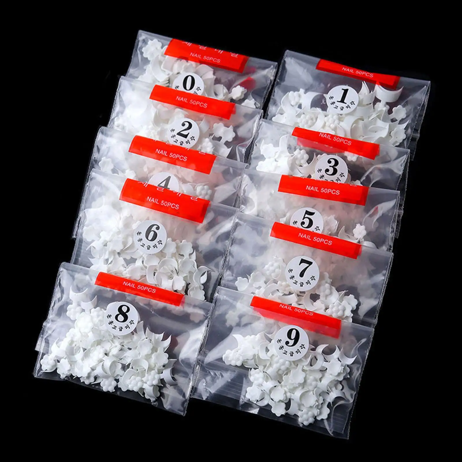 Full Cover False Nail Clear Mold Dual Forms Tip for Manicure Nail Art Salon Accessories and Home Use Extensions