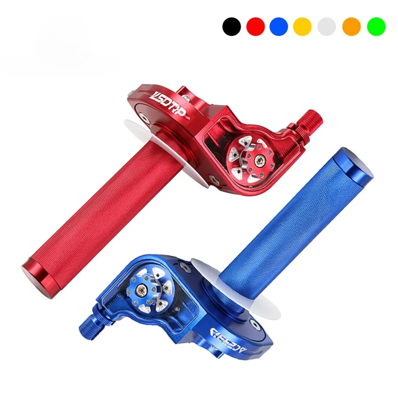 

ZSDTRP 22mm Universal CNC Aluminum Accelerator Throttle Twist Grips Handlebars For Motorcycle Moped Scooter Bike M10*1.5