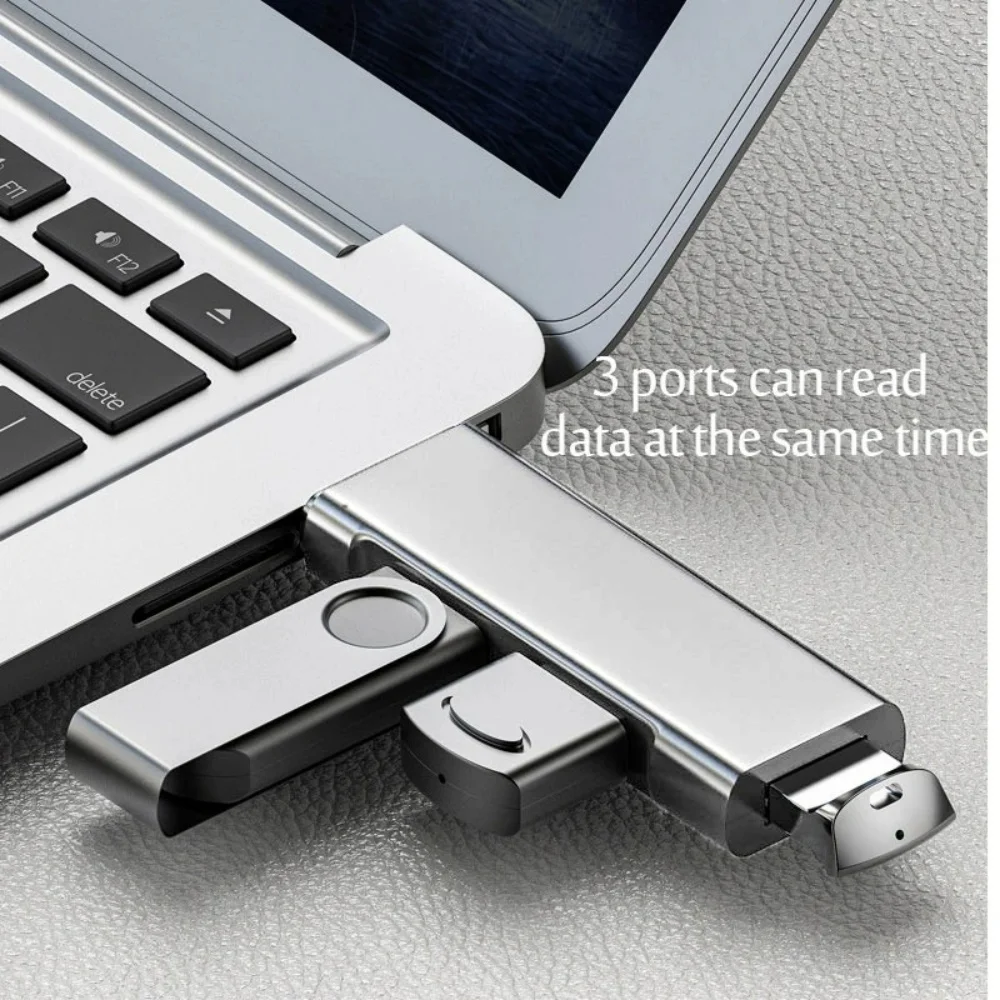 Mini USB 3.0 Type-C Hub Expansion Dock Multi USB Splitter Hub Power Adapter 3 Port Data USB C HUB Expander For Macbook Laptop