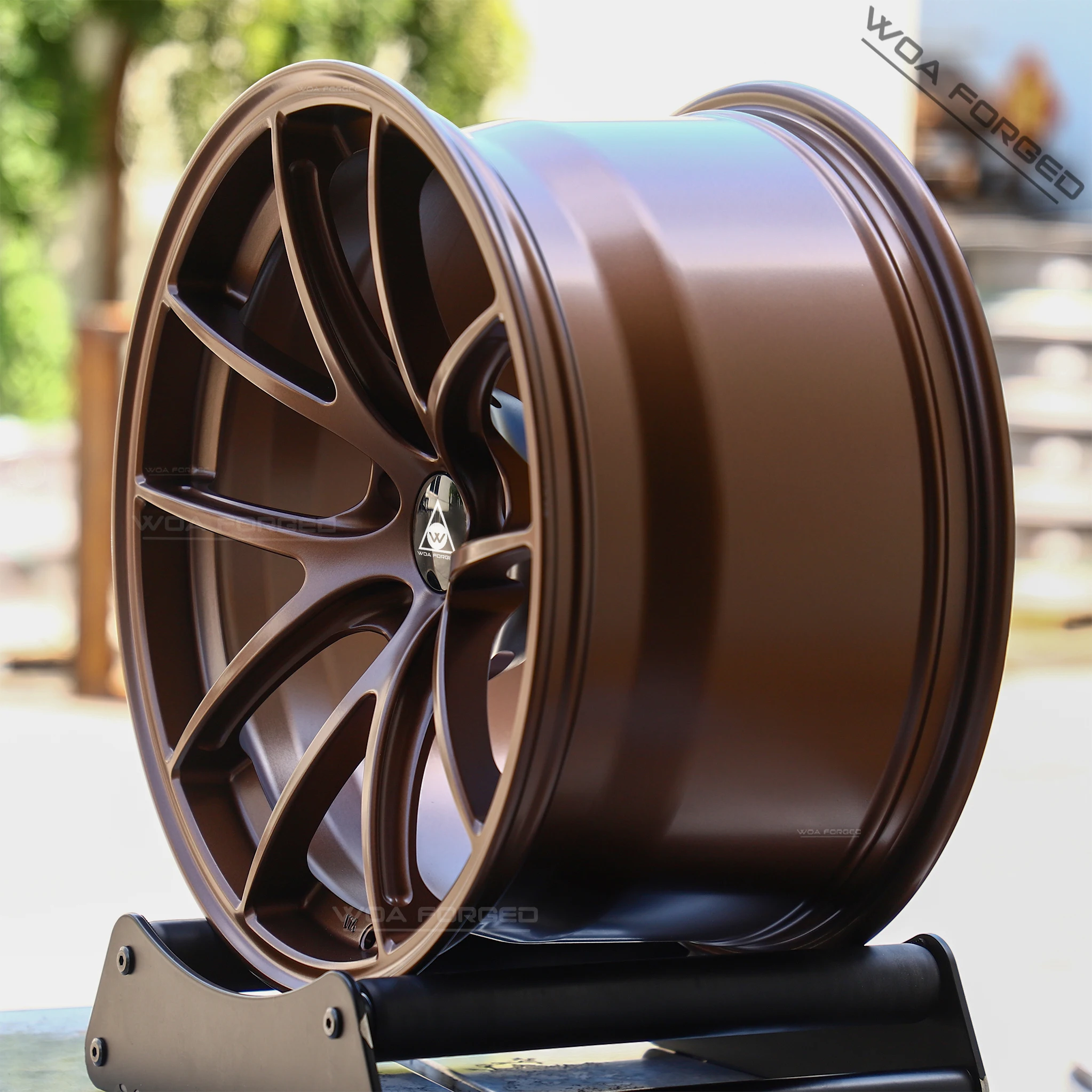 

Customized Sport Racing Lightweight One Piece New Forged Various Sizes 20mm 25mm 30mm 35mm 40mm 98mm 100mm Rid Ria Red Bronze