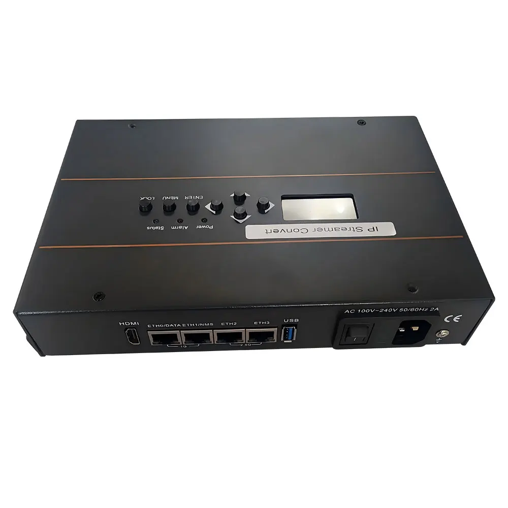 For Softel for Streamer Media Converter IP Protocol Conversion Transcoder HTTP/RTP/RTSP/HLS IP Radio TV Broadcasting