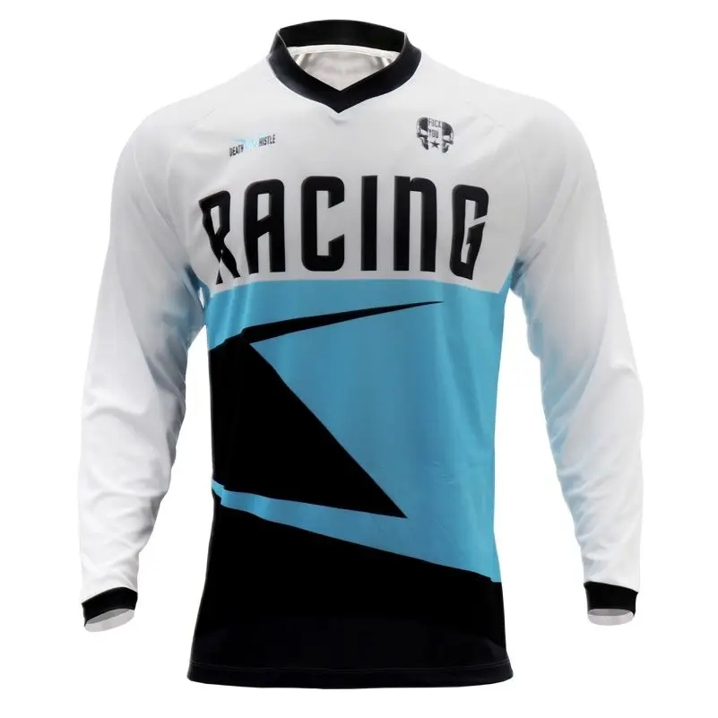 New bicycle locomotive shirt downhill jersey Motorcycle Jersey Fitness training MTB Tops competitive race short sleeve t