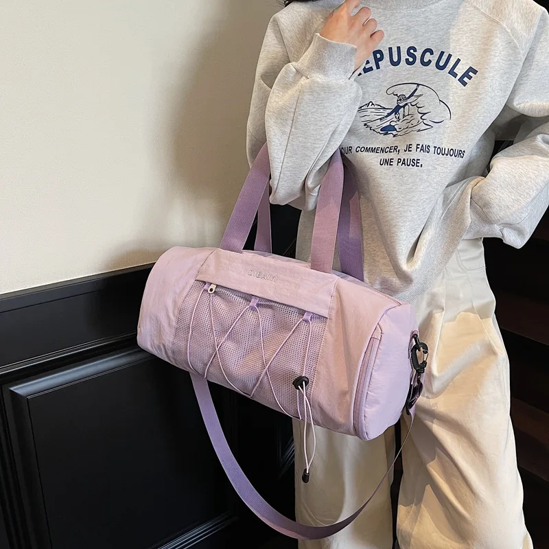 Multifunctional sports gym bag, with separate compartments for wet and dry items,  women's crossbody bag, short-trip travel bag