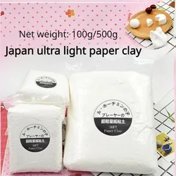 Ultra-light Paper Clay White Plasticine DIY Professional Model Simulation Cake/ Children's Kneading Model Polymer Clay Material