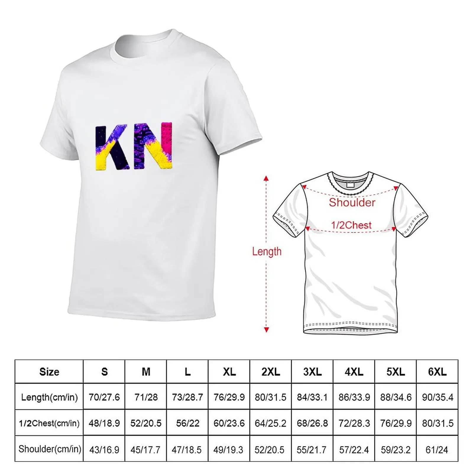 letter KN, monogram. typography collage. ABC art. gift T-Shirt t shirt man plain man t shirt designer t shirt man luxury T-shirt