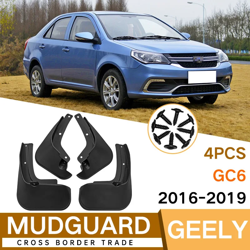 

For Geely GC6 2016-2019 Car Molded Mud Flaps Splash Guards Mudguards Front Rear Styling Wheel Accessories