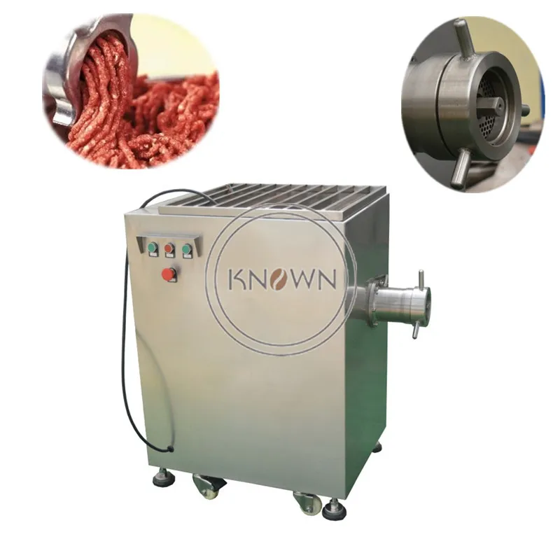 Fresh Meat Cutting Machine Cuber Chicken Beef Cutter Mixer Restaurant Duck Grinding Machine Plant Frozen Meat Grinder