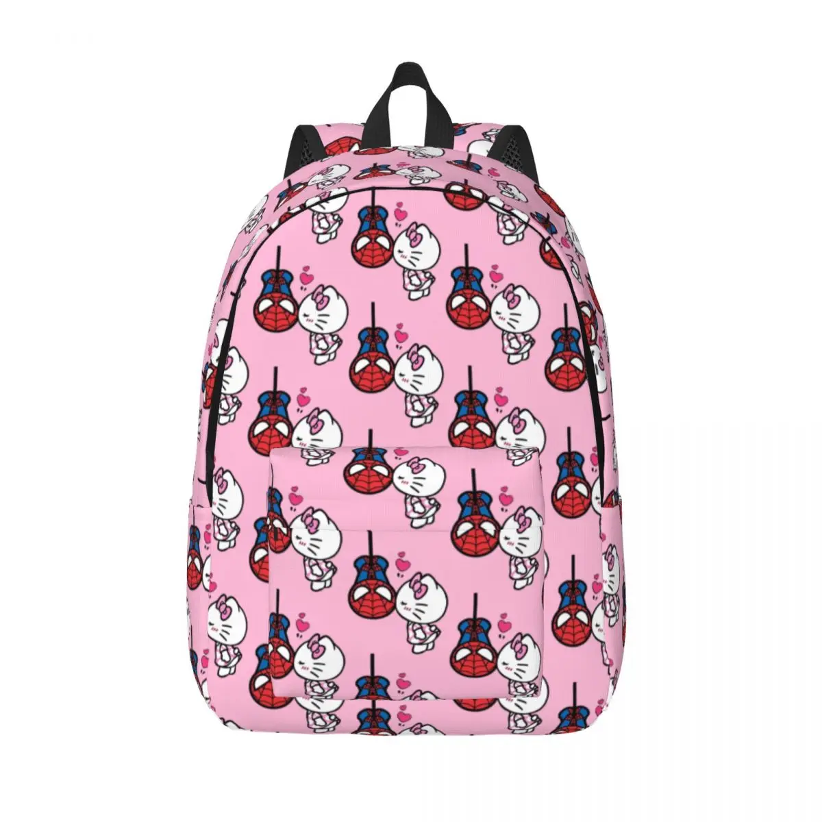 

Hello Kitty Love Spiderman мультфильм для подростков, школьная сумка для книг, рюкзак для пеших прогулок средней школы колледжа