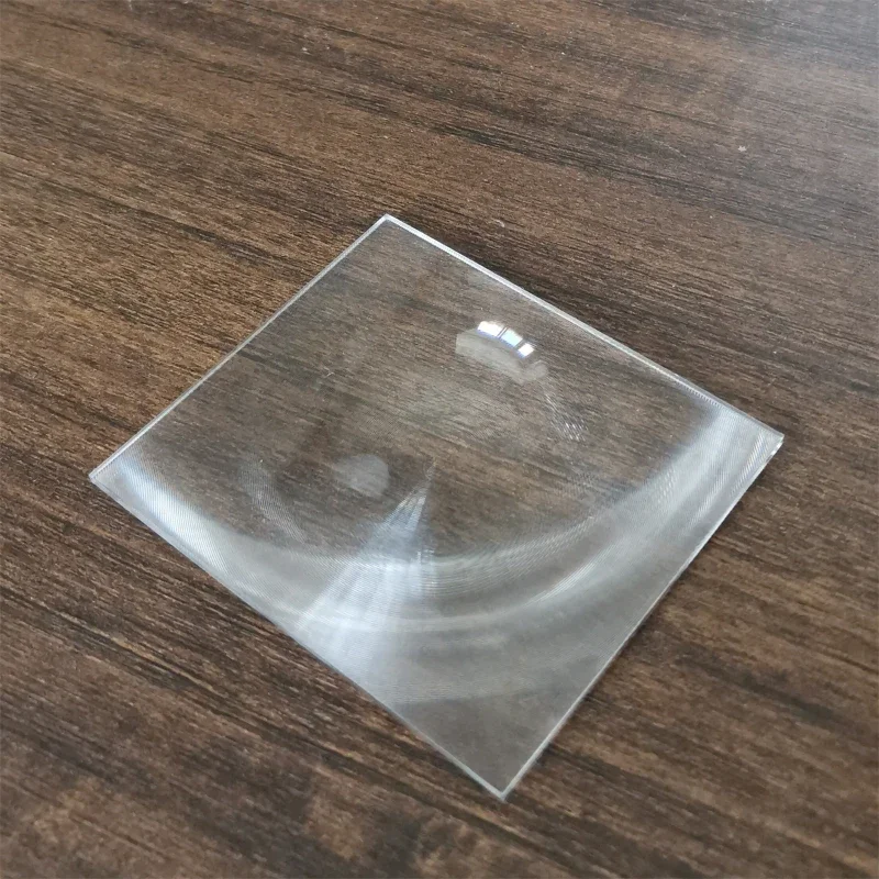 200x200mm Square PMMA Fresnel Lens Optical Concentric Threaded for Solar Concentrator Magnifier Solar Focus Lens Accessories