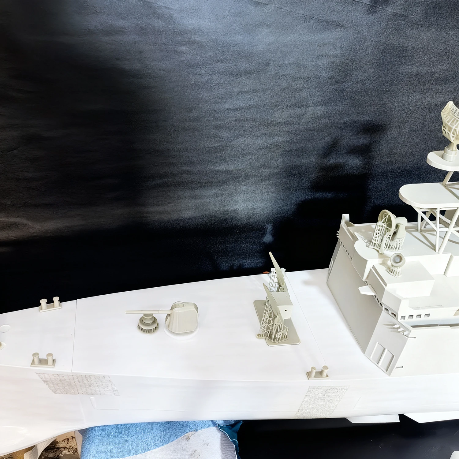 1/150 Barche RC 115 centimetri Kidd-class Destroyer Barca telecomandata Stampata in 3D Formatura Modello di nave RC Kit Nave giocattolo Modello di nave da guerra