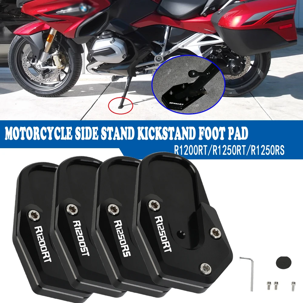 

R1200RT 2014-2019 Motorcycle Foot Side Stand Enlarger Plate Kickstand Enlarge Extension For BMW R1250RS R1250RT 2019-2023 2022