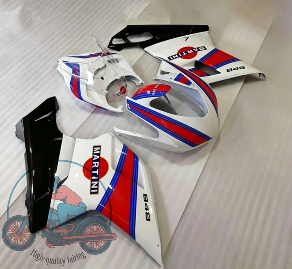 High quality New ABS Full Fairings Kit Fit for Ducati PANIGALE 848 1098 1198 1098S 1198S Bodywork Set Custom Red Blue White