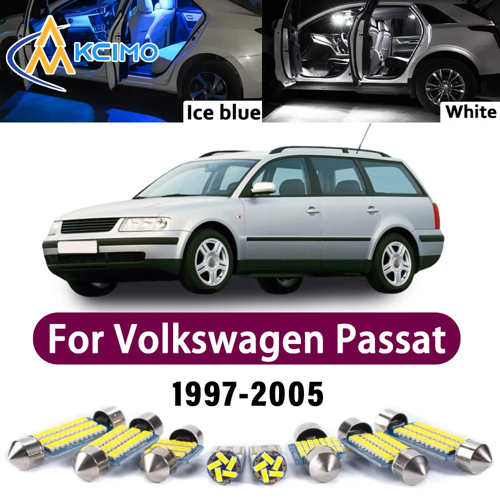 

Super Bright LED Interior Lamp Kit For Volkswagen Passat B5 Variant 1997-2005 Error Free Canbus Trunk Reading Mirror Light Bulbs