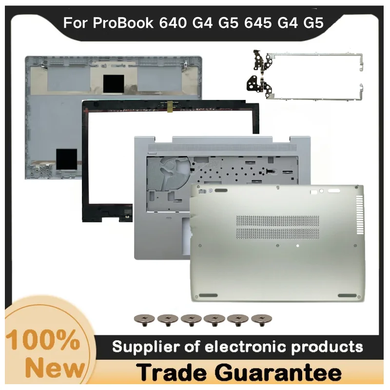 New For Kailxuling ProBook 640 G4 G5 645 G4 G5 Series LCD Back Cover / Front Bezel / Hinges / Palmrst / Bottom Case A B C D Shel