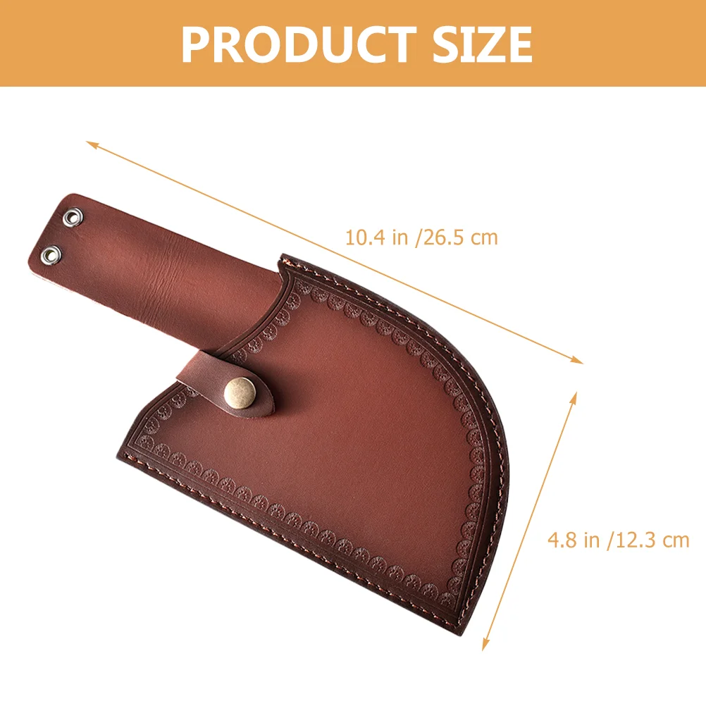 Kitchen Knife Cowhide Safe Knives Cover Guard Protector for Home Cook Cooking Case Reusable Tool Bag