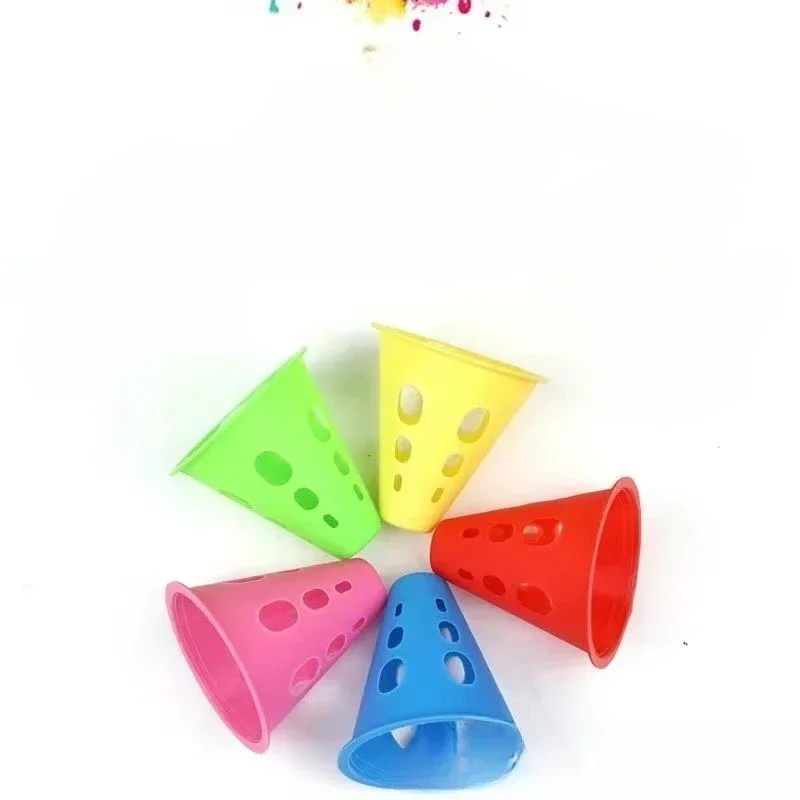 1/10PCS Hohl Winddicht Roller Skating Kegel Skating Post Fußball Sport Hindernis Winkel Marker Pile Skate Markierung Ausbildung straße